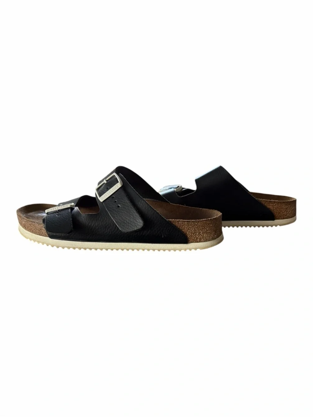 Birkenstock Arizona Black Leather Sandals 43 280 M10